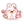 Bunny Snacking on Sweets Waterproof Vinyl Sticker (Semi-Holographic)
