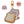 Gluten Cat Biting On a Loaf of Bread Glitter Acrylic Epoxy Keychain