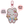 Libra Bunny Horoscope Glitter Acrylic Epoxy Keychain