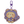 Scorpio Bear Horoscope Glitter Acrylic Epoxy Keychain