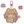 Sagittarius Shiba Horoscope Glitter Acrylic Epoxy Keychain