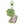 Four Leaf Clover Bunny Glitter Acrylic Epoxy Keychain
