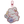 Aquarius Horoscope Glitter Acrylic Epoxy Keychain